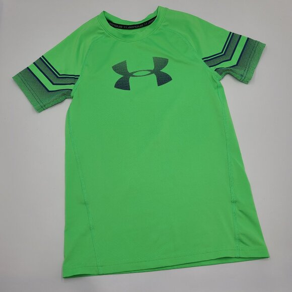 Under Armour boys' fitted Heatgear football tee size M - Picture 1 of 6
